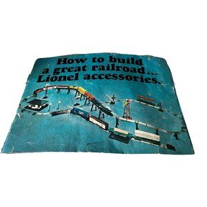 Vintage Lionel Trutrack System Manual 7 Pages Paper Ad Book